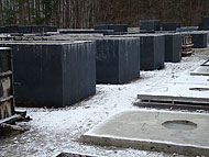 Plac produkacja szamb betonowych Olkusz